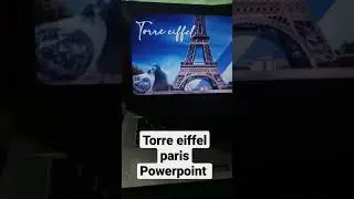 Torre Eiffel powerpoint #powerpoint #design #paris #eiffeltower #creatividad #creative #amor