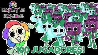 HIZE LOS JUEGOS DEL CALAMAR EN DANDY'S WORLD CON 100 JUGADORES! (Roblox Dandys World / Especial 15K)