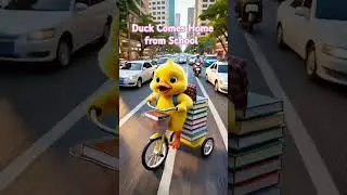 Ducks go home from school (AI animation). #foryou #animation #aianimation @Kimos-Kita
