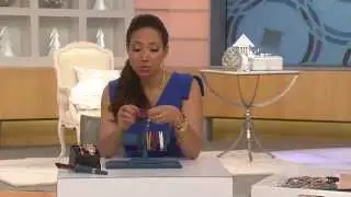 Steel by Design Double Row Leather Bracelet with Gabrielle Kerr