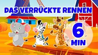 Die verrückten Rennen – 6 Minuten Giramille | Kinderreime und Kinderlieder