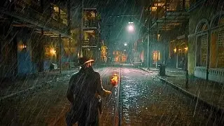 Red Dead Redemption 2 ASMR: Thunderstorm in the Wild West | Heavy Rain & Distant Thunder