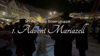 1. gro&szlig;e Adventkerze in Mariazell entz&uuml;ndet