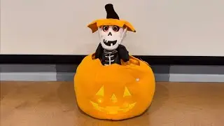 Gemmy-Prototype-2022-Pop Out Skeleton In Pumpkin (For Sale)