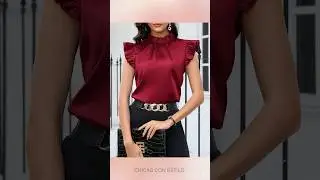BLUSAS BELLAS Y ELEGANTES PARA CHICAS CON ESTILO 2025#fip #fashion #estilo #2025