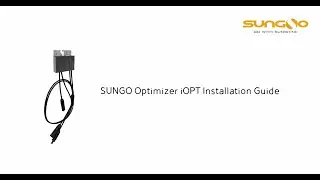 SUNGO Optimizer iOPT installation Guide