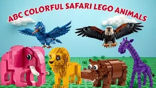 Песня про животных из Lego &laquo;Азбука&raquo;: красочное сафари | Учим буквы ABC | Веселые звуки животных д...