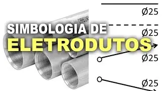 Simbologia para eletrodutos