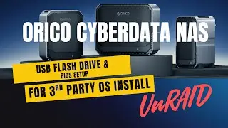 Orico CyberData NAS CF series UnRaid Install and initial setup