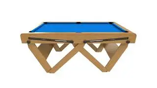 Riley 6ft W Leg Folding Snooker & Pool Table FSPW6
