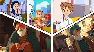 Imam Ali (a.s) & The old&nbsp;Man | Islamic Cartoon for kids | story time