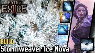 Path of Exile 2 Fate of the Vaal | BUILD Stormweaver Ice Nova - Full screen skills!