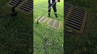 Crisp Sidewalk Lawn Borders and Sharp Grass Edge Transformation ✨ | #grasscutting #lawncare
