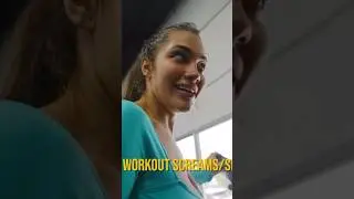 Celina Smith deals with a yelling lady in a public gym! #shorts