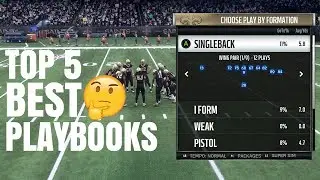 The New Top 5 BEST Playbooks In Madden 18