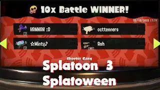 SPLATOON 3 (2022) | Splatfest Battle (Open) - Turf War - Shooter Gang Part 5 - Online Multiplayer