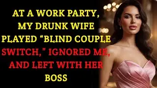 AT A WORK PARTY, MY DRUNK WIFE PLAYED &ldquo;BLIND COUPLE SWITCH,&rdquo; IGNORED ME, AND LEFT WITH HER BOSS
