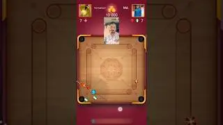 SMART INDIRECT TRICK SHORT 👿😱 CARROM POOL #shorts #short #carrompool #carromboard #gamingnisham