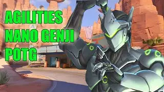 AGILITIES PRO GENJI GAMEPLAY  POTG - GRAND MASTER OVERWATCH SEASON 22