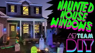 How to make HAUNTED HOUSE boarded up windows!