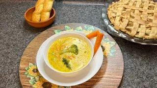Crema de Zanahoria y Brócoli 🥦 🥕  #foodie #thanksgivingsides #christmasfood 