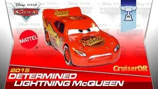 Disney Pixar Cars DIECAST  2015 Determined Lightning McQueen 1:55 Scale Mattel