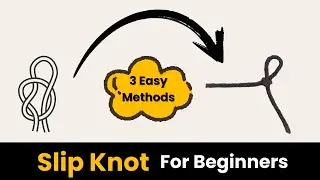  Crochet for Absolute Beginners | 3 Easy Slip Knot Methods #crochet #crochetforbeginners 