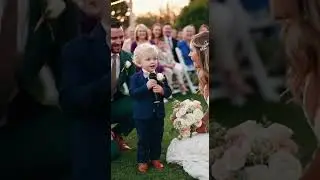 &ldquo;Bride & Groom Can&rsquo;t Stop Laughing After Toddler&rsquo;s Innocent Wedding Comment&rdquo;#FeelGoodMoment #Wedding