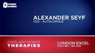 Alexander Seyf, CEO of Autolomous talks to IBTV at Terrapinn's Advanced Therapies 2025