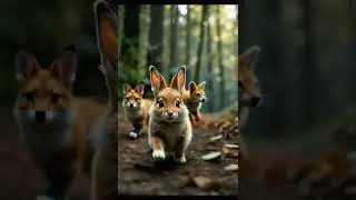 Bunny Adventures Come Alive with AI Generated Stock Videos! #digitalart #AIvideos
