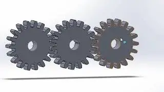 How to mate Gears in Solidwork Tutorial 14