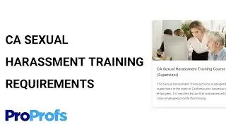 What Are California Employee Sexual Harassment Training Requirements?
