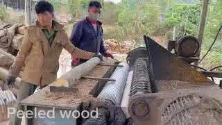 Efficient industrial wood processing