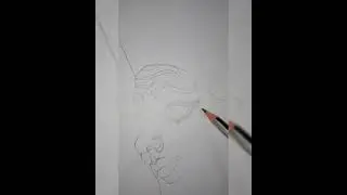Durga maa drawing with fire🔥, inspired by Samrat art  #samratart #shorts #durgapuja2021