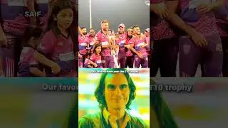 Legend  Mohammad Amir won the T10 final trophy 😍