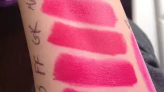 MAC Hot Pink/Fuchsia Pink Lipstick Collection Part 2