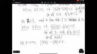 [Real Analysis]Problem 33: Properties of continuous functions and equicontinuous functions