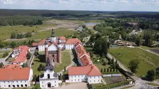 Uzdrowisko Supraśl nad rzeką Supraśl rzut oka z góry na miasteczko - 19.05.2024 r.