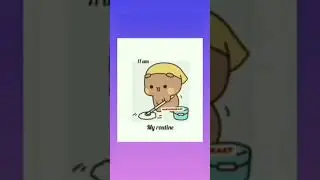gomu peachu ka daily routine 😂gomupeachuromance #gomapeach #peach#gomupeachulove#bubududu #milkmocha