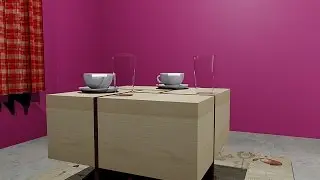 Autocad 3D Amazing Tea Table
