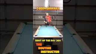 Безумный двойной удар дня 260 #8ballpool #shorts #billiards #fun
