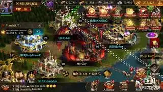 Первый kvk. First throne. King of Avalon