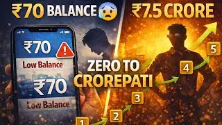 ₹70 Bank Balance Se ₹7.5 Crore Tak | Financial Freedom Ki Real Story 