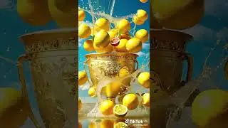 Amazing MUST SEE! 👀😲CGI-AI Animation Art: Good Luck Golden Palace: Golden-water falls, fountains, ..