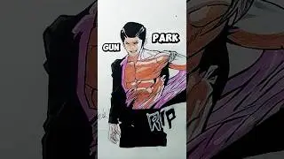 Gun Park Lookism 😈 | Power + Attitude Drawing #gunpark  #shorts #viral  #howtodraw #koreanwebtoon