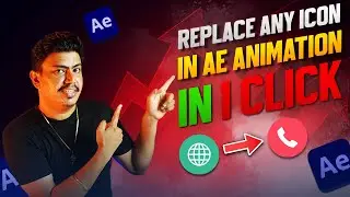 Alt/Command Key Magic ✨😎 Replace Any Icon in AE Animation in 1 Click