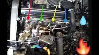 شرح حساسات محرك فلكس واجن حولف3/ 1.9 ديزل عادى - Moteur Golf 3 / 1.9 diesel son turbo