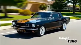 Ford Mustang Evolution 🇺🇸 | From 1964 Classic to Modern Muscle