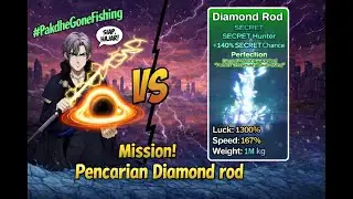 Roblox Fish it - Aku sudah Diamond rod, jadi main santay dulu, panasin dulu.