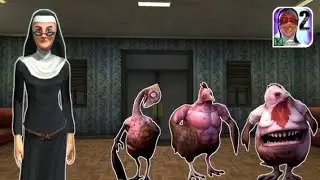 Evil nun two main door escape last scene And without game voice full gameplay 